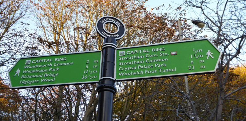capital ring sign tooting bec common opt