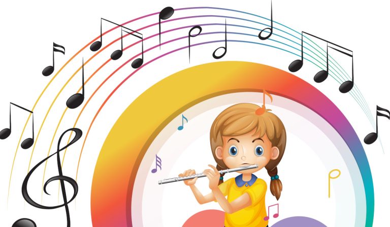 music flute vector