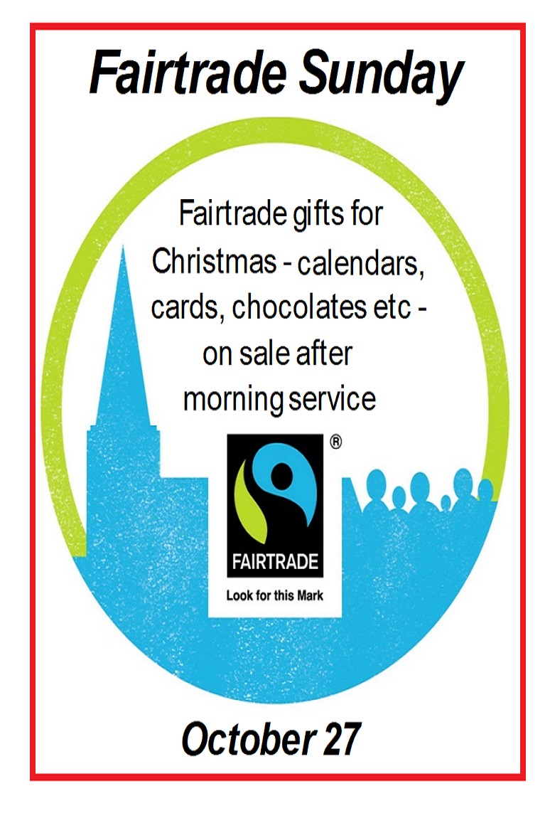 Fairtrade sunday 2024 poster