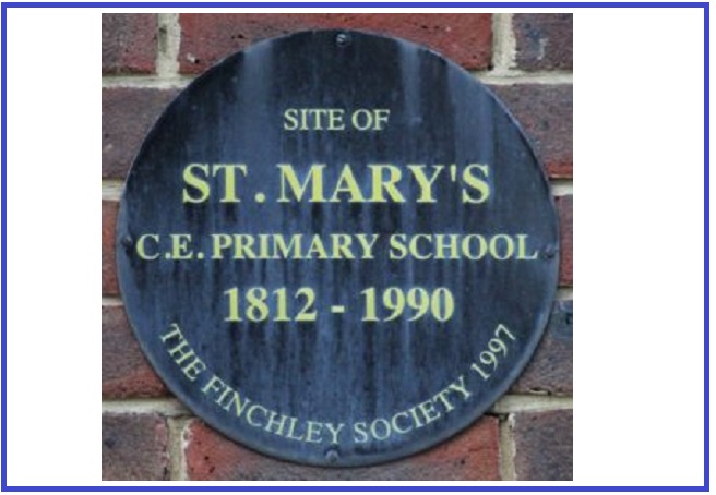 blue plaque st marys school