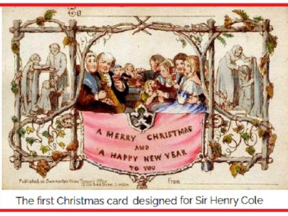 the first christmas card