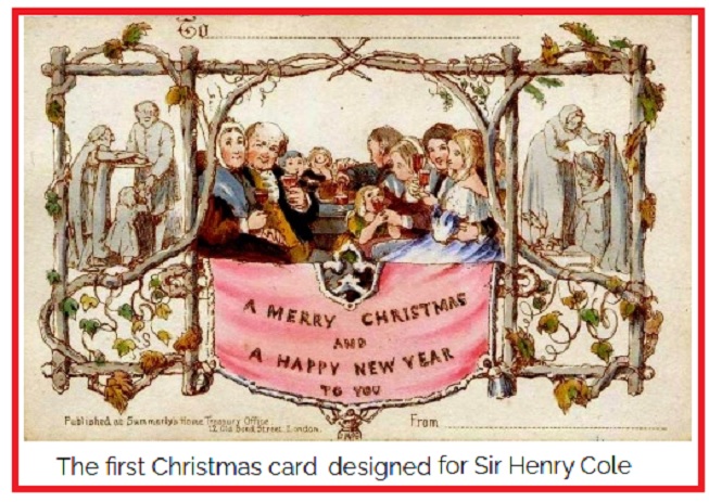 the first christmas card