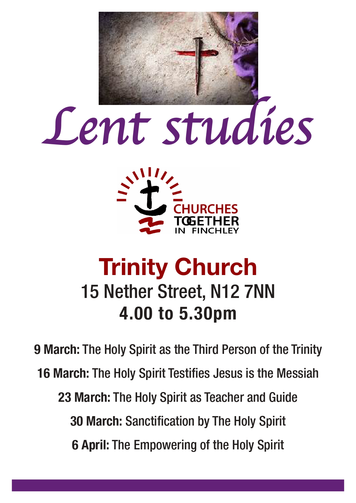 Lent Studies Poster 2025