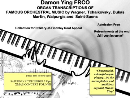 concert 2025 11 15 Damon Ying Organ recital