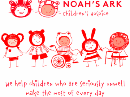 noahs ark hospice new logo with wording we help children who are seriously ill make the most of every day