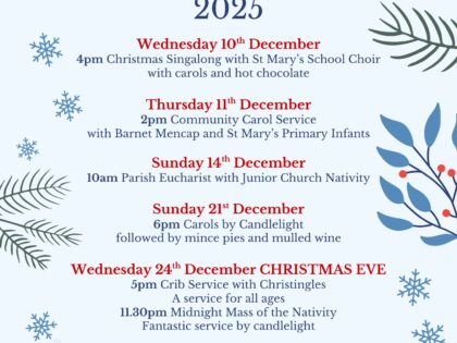 Christmas at St Mary at Finchley 2025 (A3)