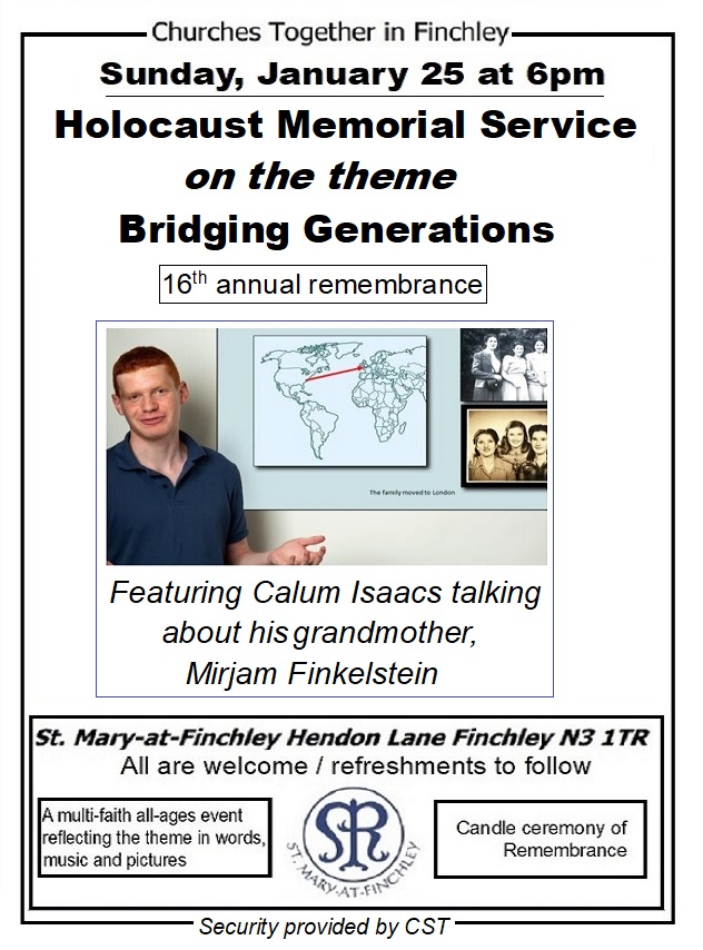 holocaust memorial service HMD FLYER 2026 v2 A4