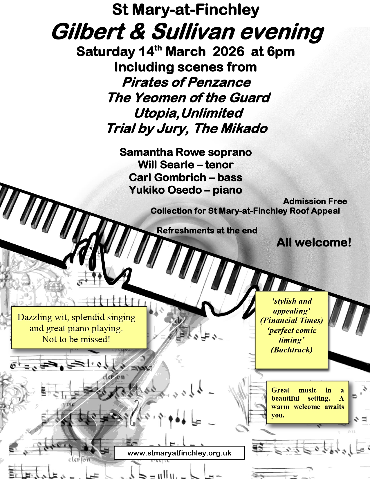 Concert: Gilbert & Sullivan evening